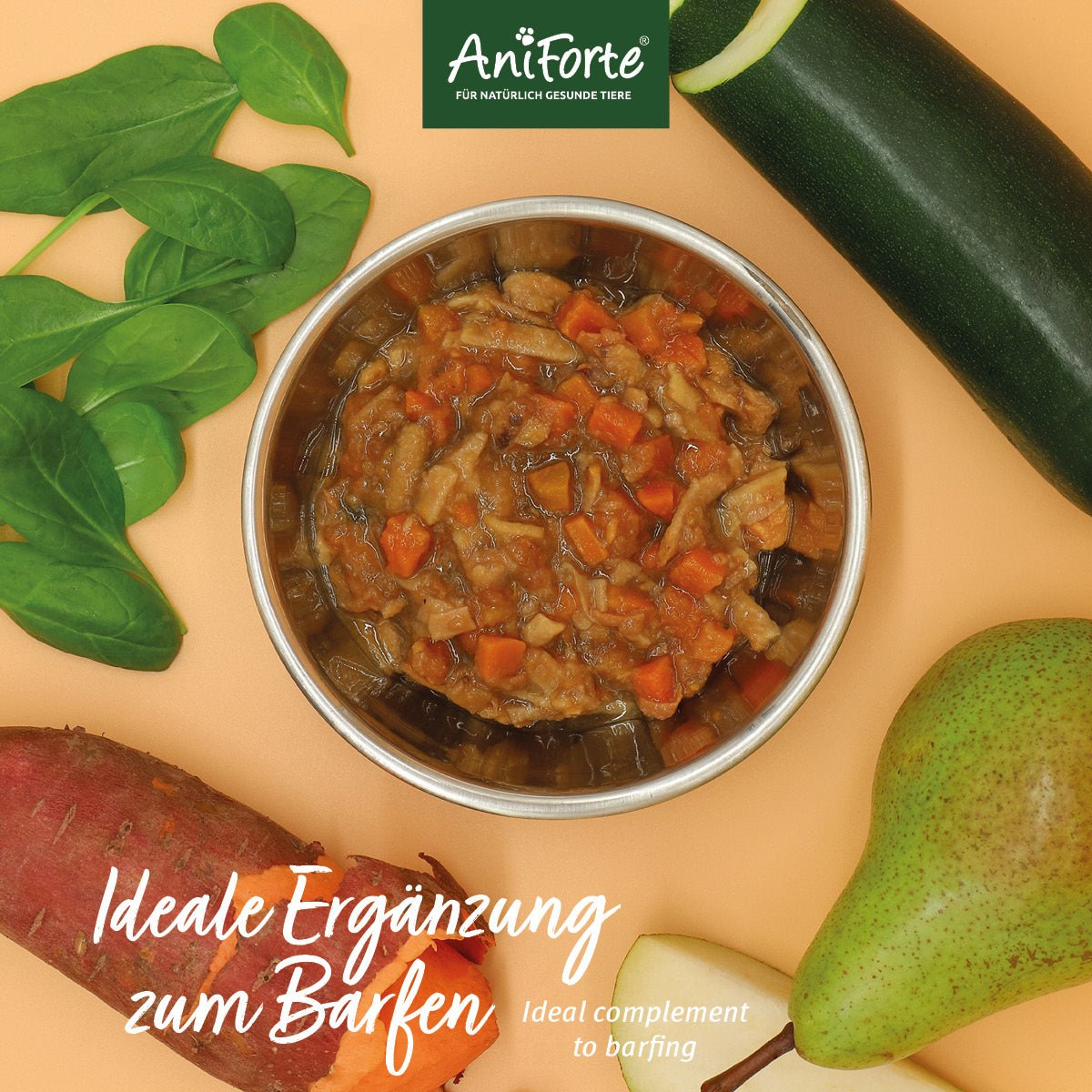 BARF-Line Bio Gemüse & Obst Mix – "Süßkartoffel & Birne" - AniForte